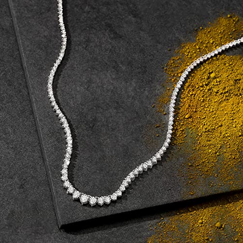 Ross-Simons 3.00 ct. t.w. Diamond Tennis Necklace - Image 4