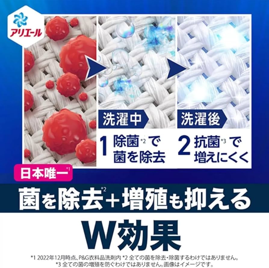 Amazon | 1000g x 6個 アリエール 洗濯洗剤 液体 除菌成分プラス