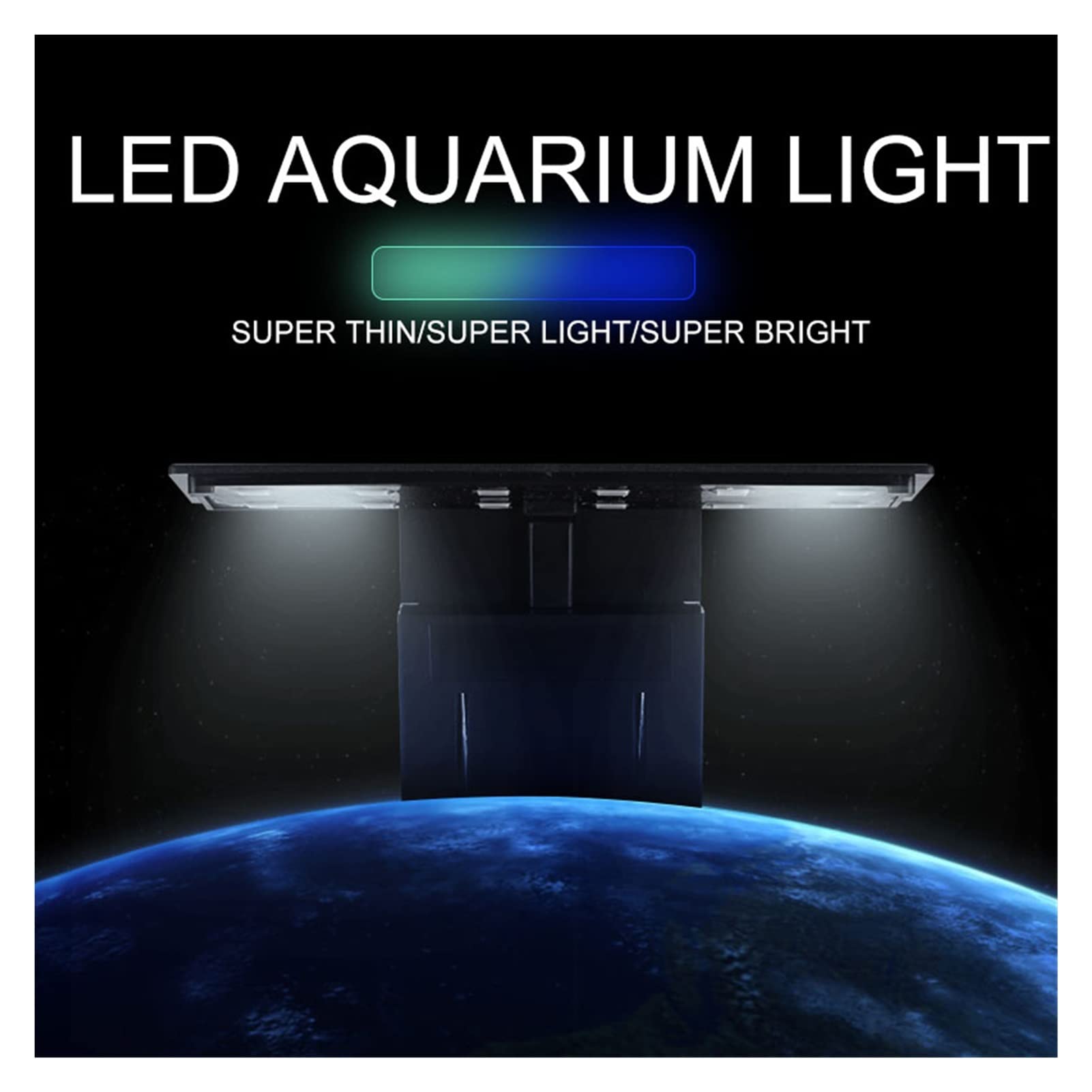 Luz de Acuario LED Ultrafina 5W / 10W / 15W Iluminación de Plantas acuáticas Lámpara con Clip a Prueba de Agua para Plantas de Tanque de Peces Luz de Cultivo (Color : X3 White Lig