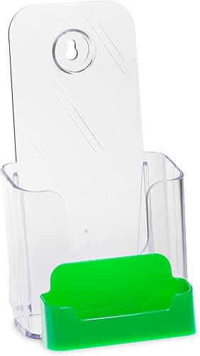 Portafolletos, trípticos con portatarjetas de presentación Source One de 4 x 9 pulgadas (TRI-BC), Celeste (Baby Blue)