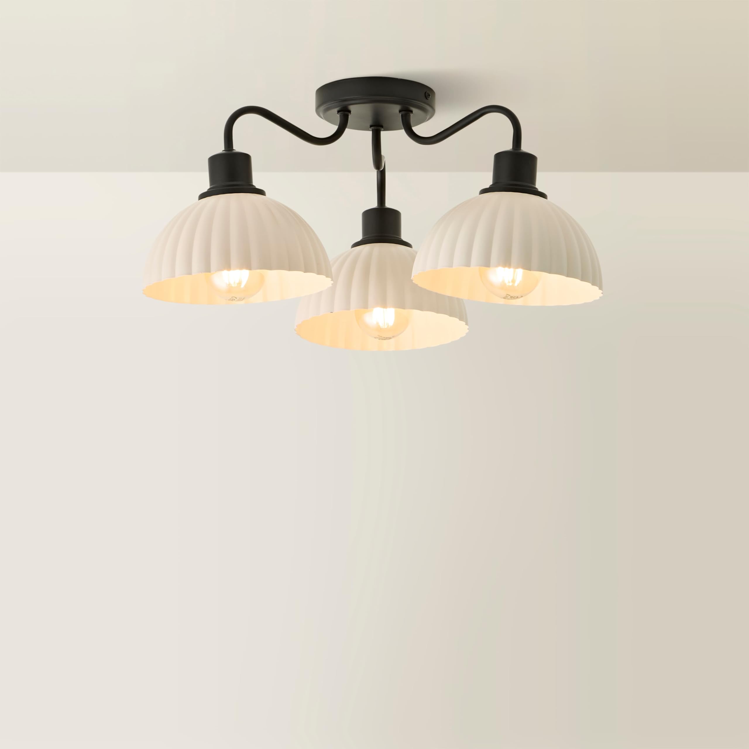 ValueLights | Lolly Lilac Glass Bubble Pendant Ceiling Light | Ceiling Lights, Home Décor & Improvement Essential | Mains Wired