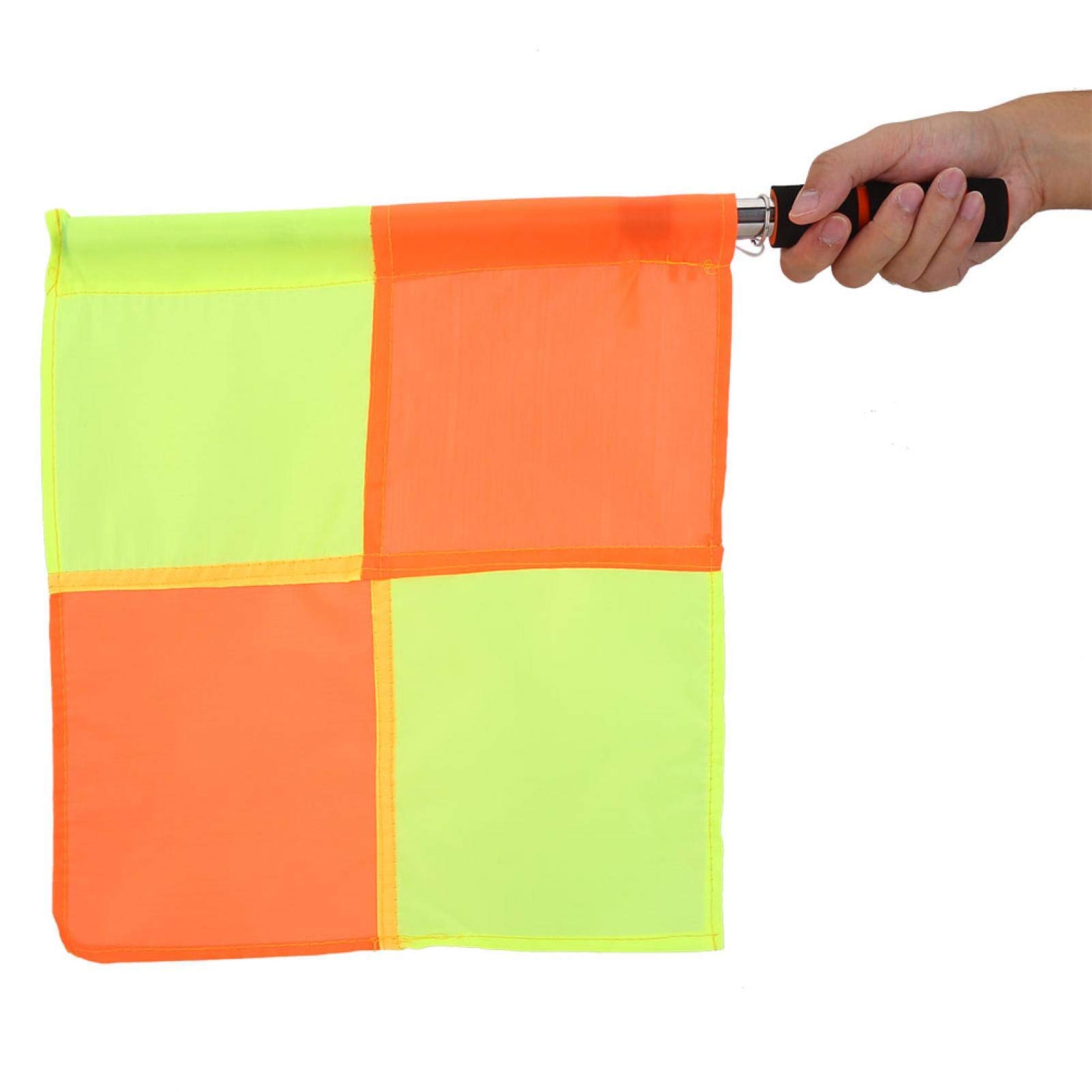 Voluxe Drapeau de Juge de Touche, Drapeau d'arbitre de Football Durable pour Les Amateurs de Plein air pour Le Joueur pour la Maison pour Amateur