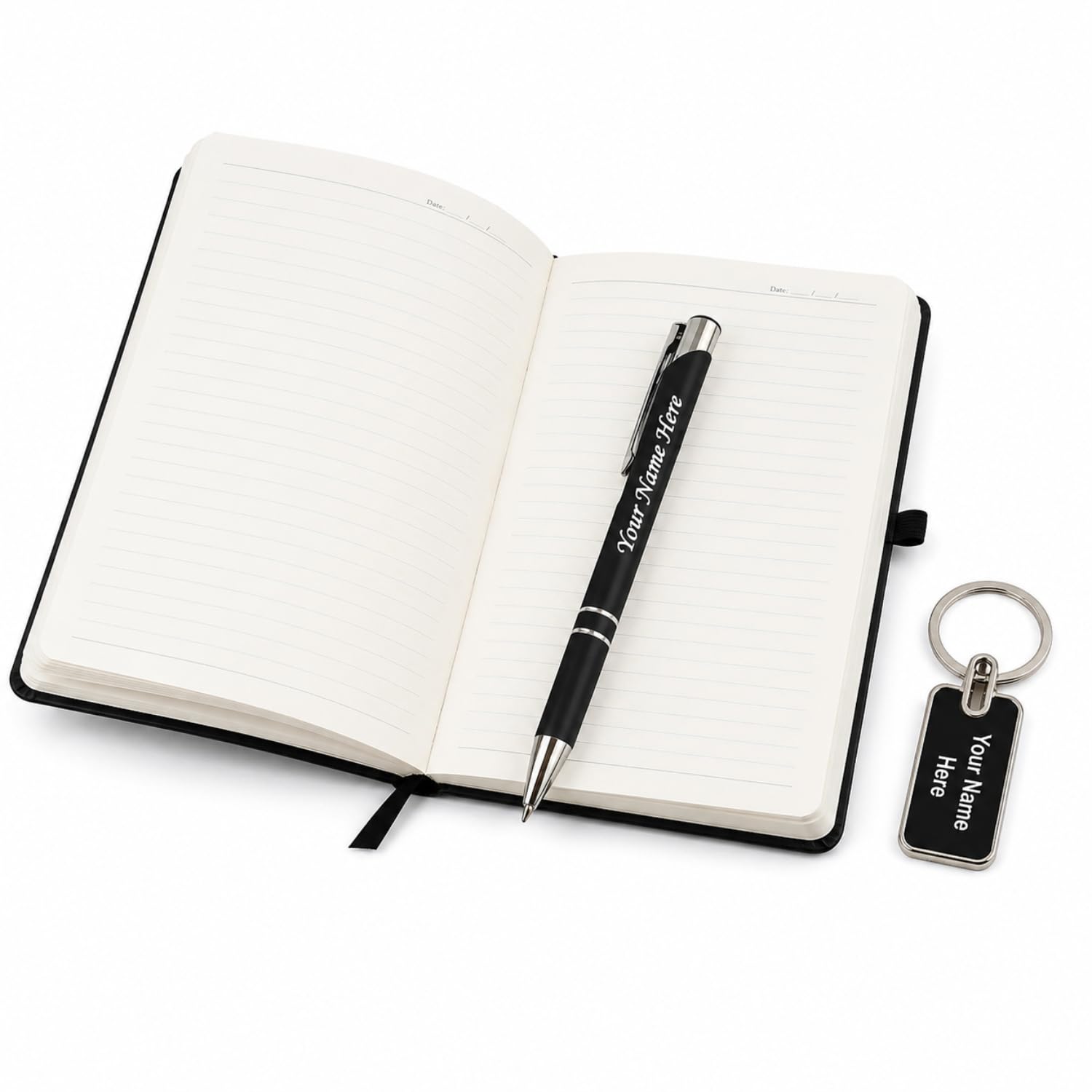 Personalized Diary Set with Pen & Keychain -4 Personalized Diary Set with Pen & Keychain -4