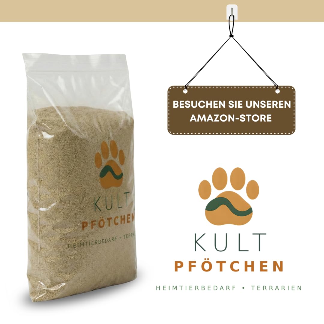 Terrariensand Fertigmix 25 kg Sand-Lehm Gemisch für Reptilien Wüstenbewohner Bodengrund Bartagamen Geckos