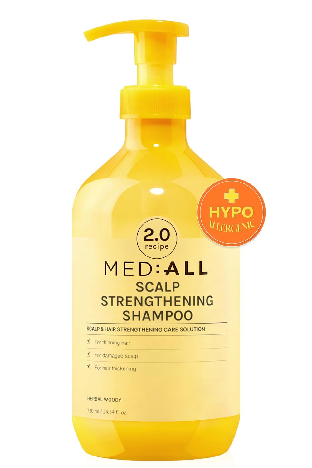 MED:-ALL MEDIALL Scalp Strengthening Shampoo (720ml, Herbal Woody)
