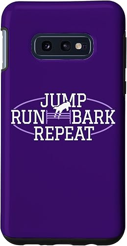 Galaxy S10e Dog Agility Handler - Jump Run Bark Repeat - Dog Agility Case