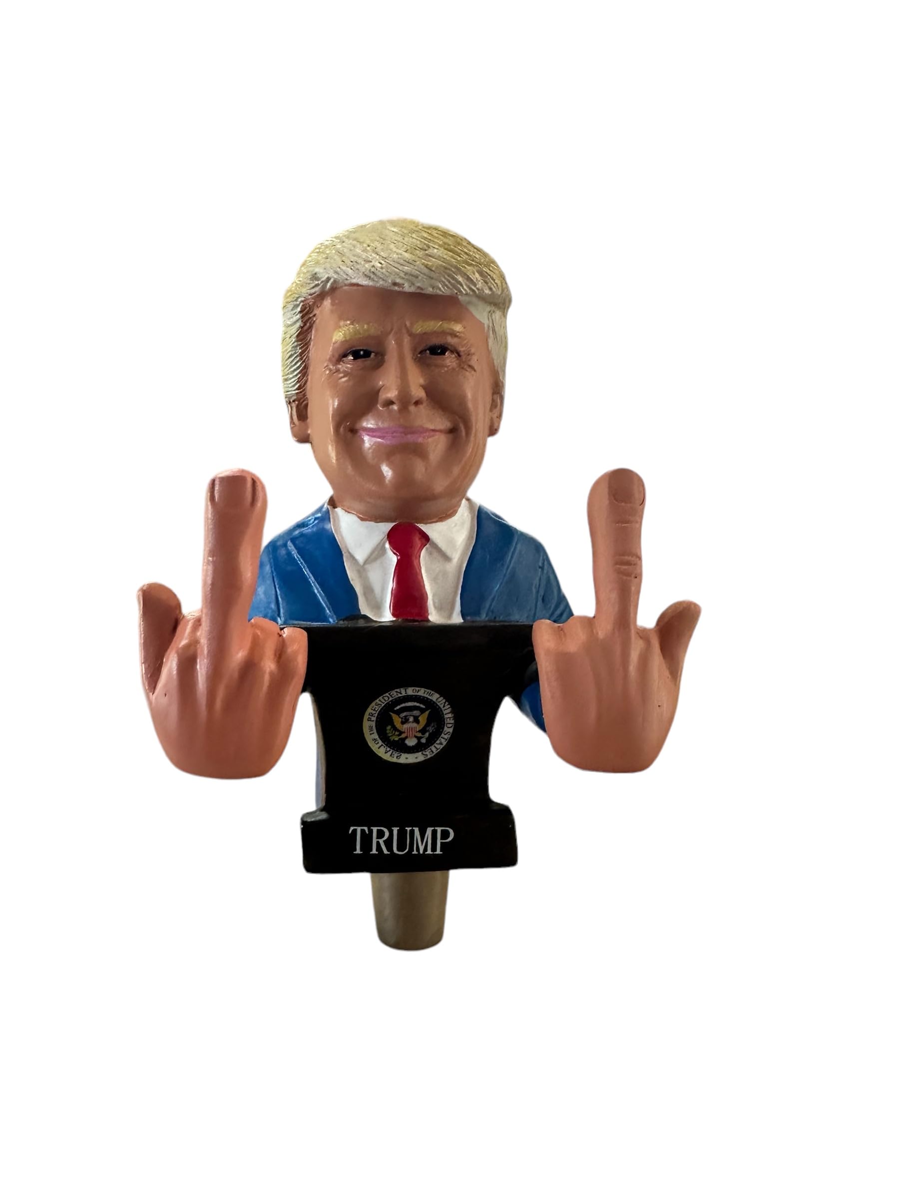 Trump Beer Tap Handle Double Middle Fingers