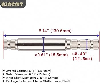 Amazon.com: AIRCMT Steel Inner Shifter Lever Shaft 82-16 for