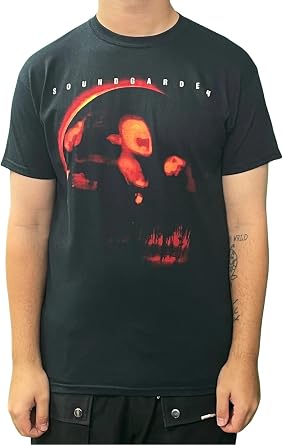 Soundgarden تي شيرت Superunknown باند شعار رسمي رجل أسود الحجم XXL