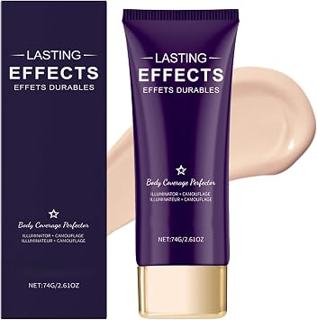 Beauty Body Coverage Perfector,All Over Complexion Perfector,Full Coverage Waterproof Concealer for Legs & Body,Evens Skin Tone Tattoo Cover Up, Skin Tint B dy Foundation C verage ivory