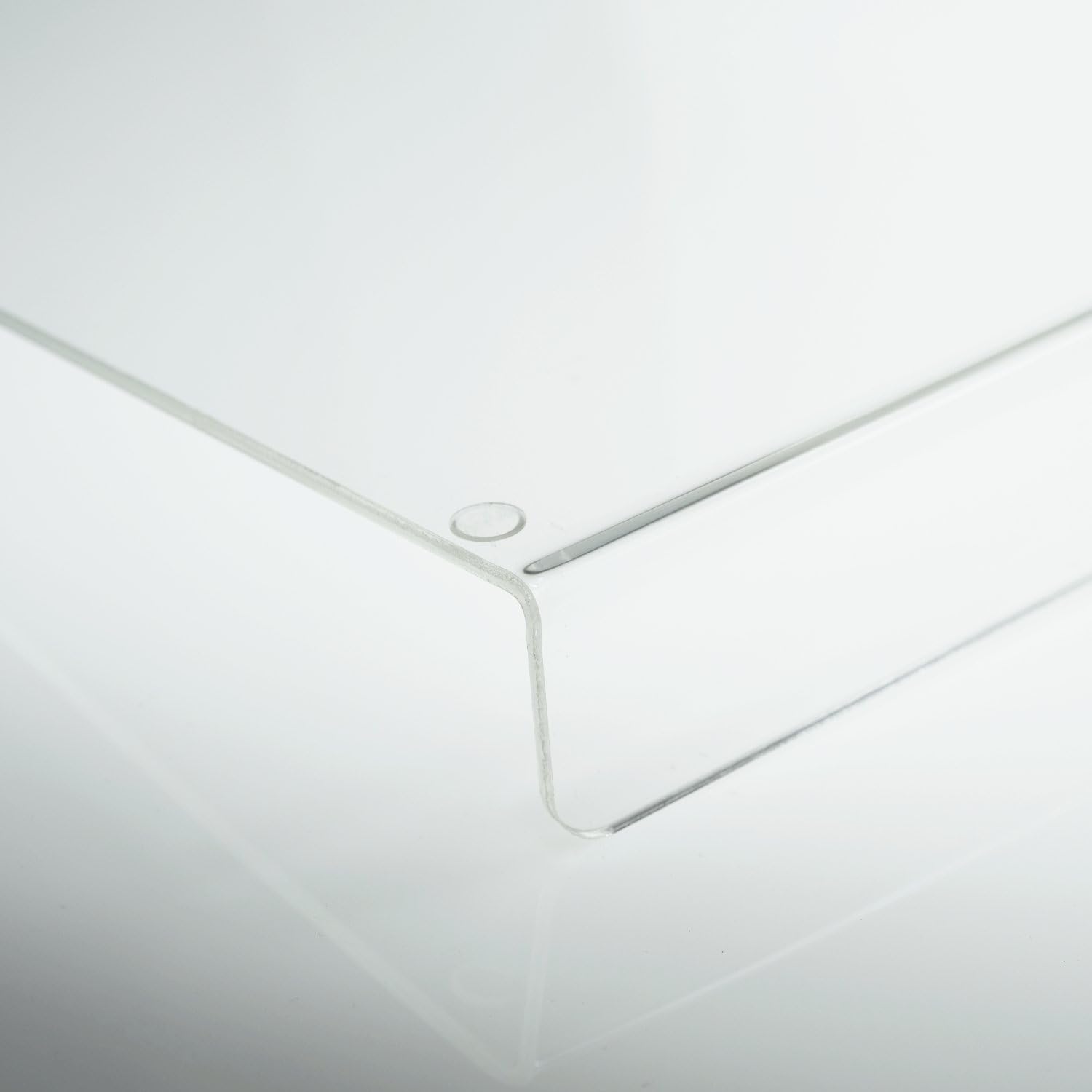 Black Friday - 50% OFF Source One Premium Clear Acrylic Counter Top Cutting Board 15 x 15 & 16 x 18 Inches Available w 2 Inch Lip (16 x 18)
