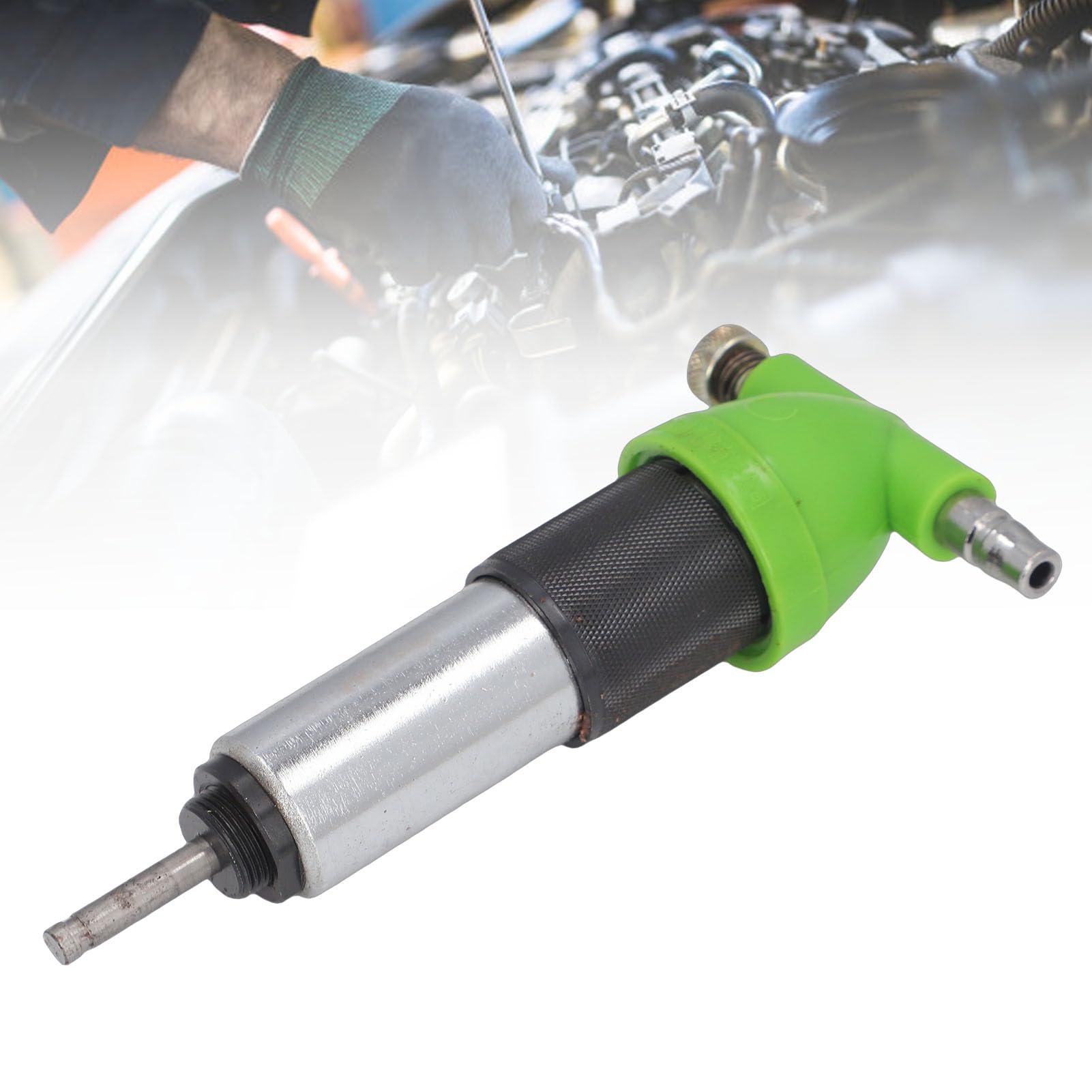 Kit di strumenti per la rettifica e la levigatura delle valvole dei motori pneumatici, smerigliatrice per valvole in acciaio inox con 5 ventose in gomma, attrezzo universale per la