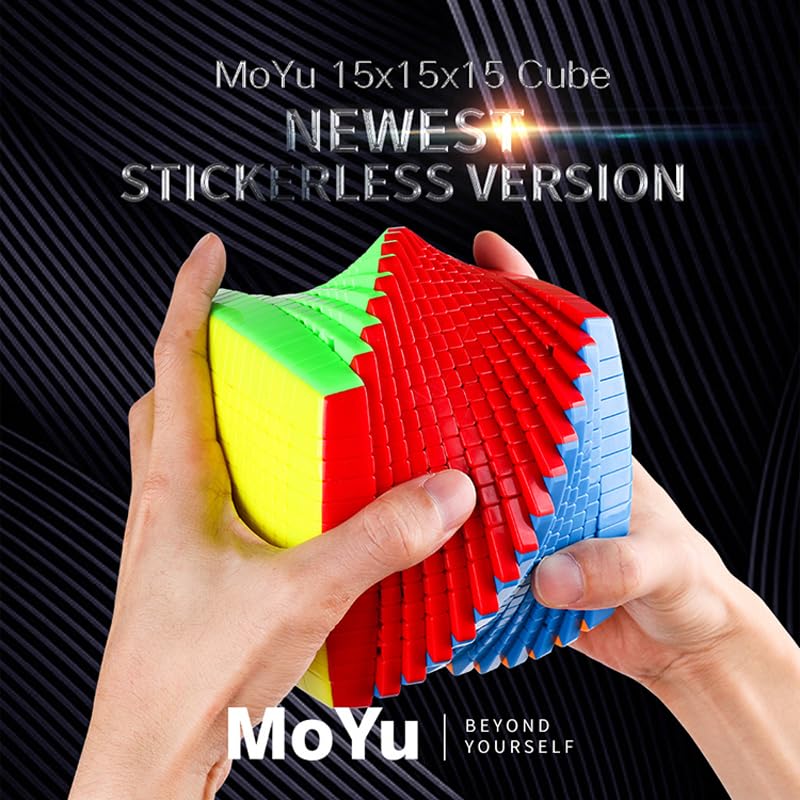 Image of HAWKISTER Moyu 15X15 Speed Cube Stickerless (Collection Edition), For Adult