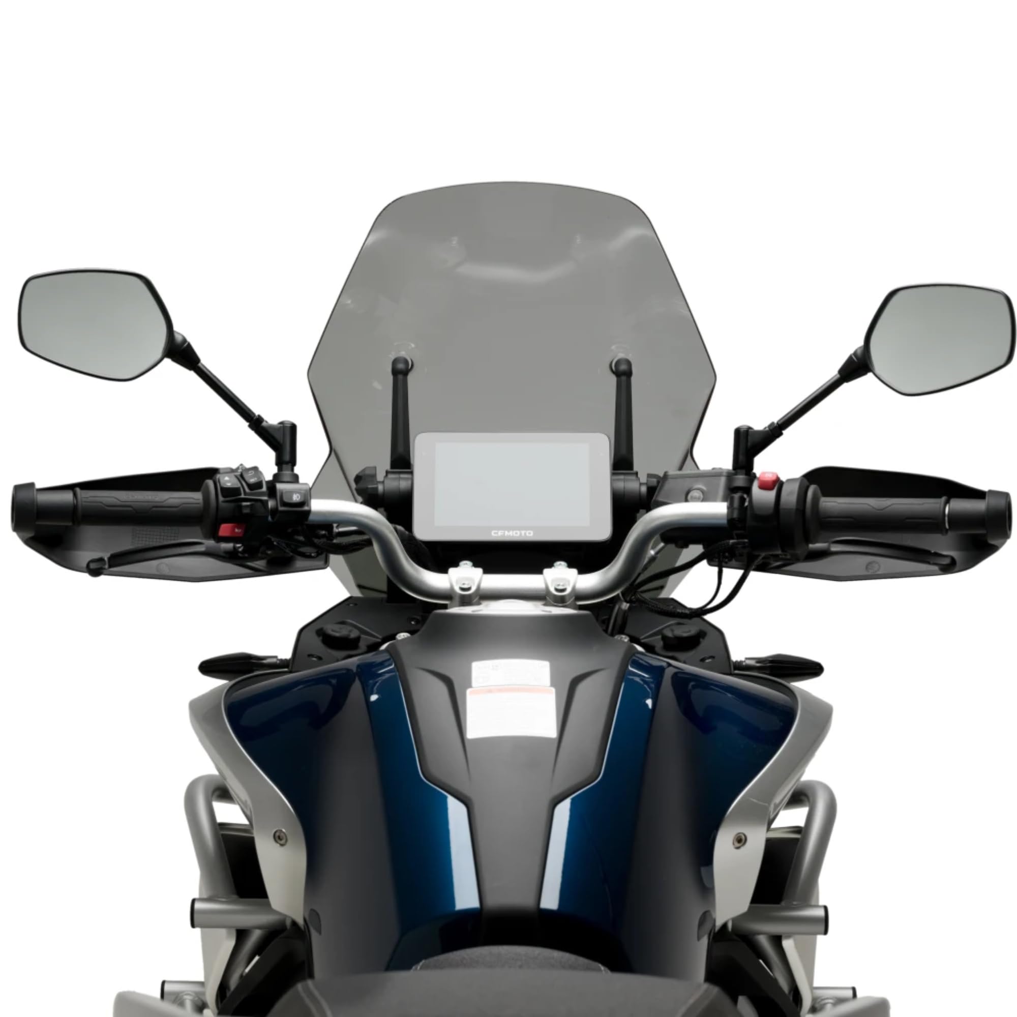 Cupolino Moto Parabrezza Plexiglass JD9 Touring FUME' CHIARO Compatibile con CF MOTO 800MT 2022-2025