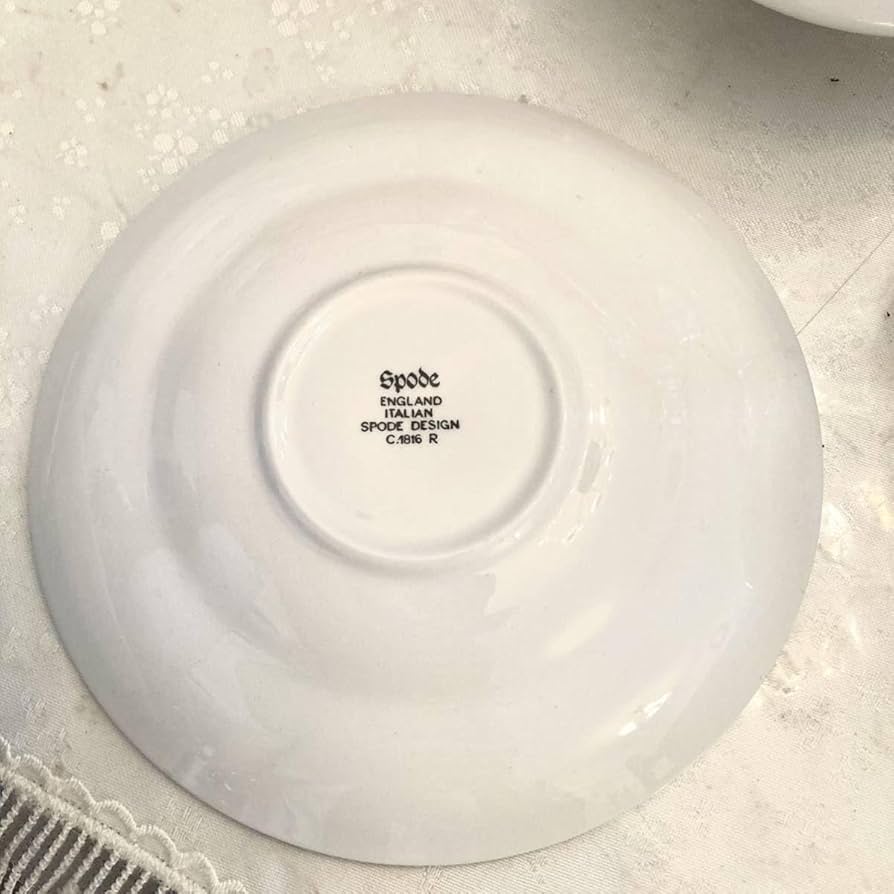 Amazon | 英国 スポード ブルーイタリアン カップ＆ソーサー 2客