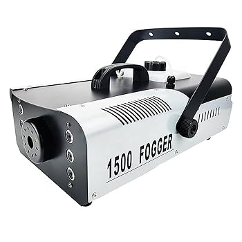 Amazon.co.jp: スモークマシン、1500Wフォグマシン、6つのLED