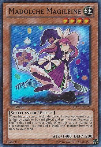 Amazon.com: Yu-Gi-Oh! - Madolche Magileine (REDU-EN024) - Return