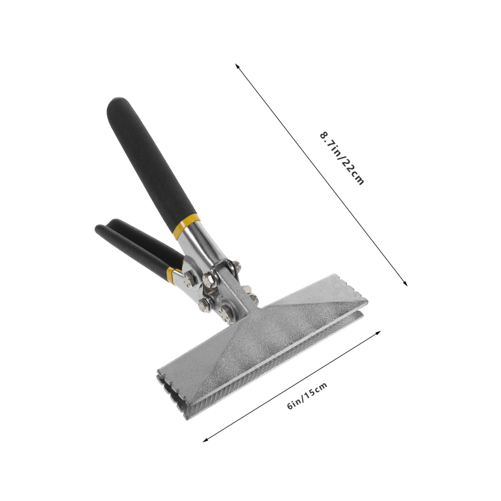 Foglio Manuale Cucitrice Attrezzi manuali Stoviglie fatte a mano Posate Pinza per cucitrice Attrezzo per appiattire il metallo Piegatrice per metallo Attrezzo per piegare il metallo Cucitrici manual