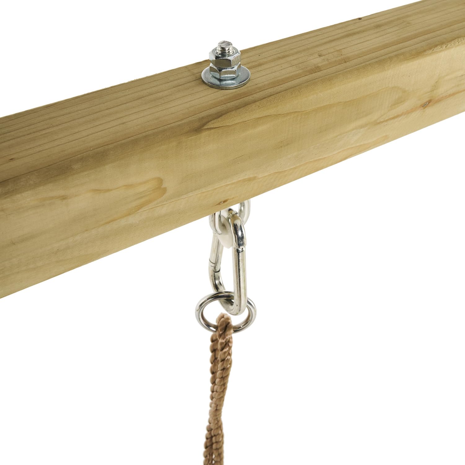 Kangui - Aire de Jeux Bois Enfant WALLI 90 - Toboggan, balançoires, Escalade et cabane