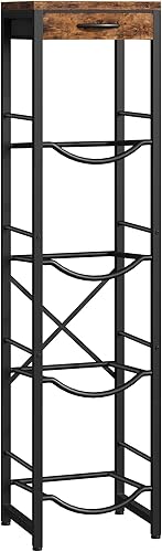 Miniatura 7 de Soporte para jarra de agua de 5 galones, soporte para botella de agua, estante de almacenamiento de 4 niveles con cajón, piezas de repuesto para