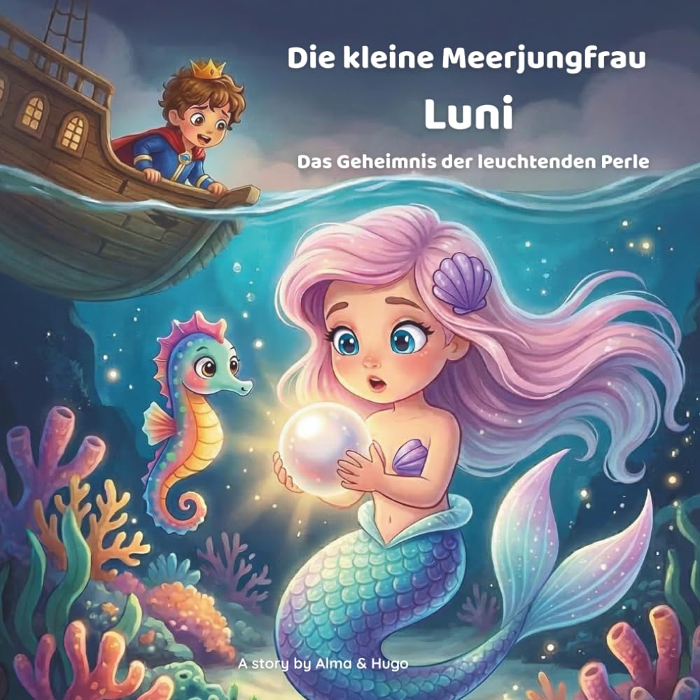 Die kleine Meerjungfrau Luni - Das Geheimnis der leuchtenden Perle: Magisches Bilderbuch über Freundschaft und Abenteuer für Kinder von 3–7 Jahren | ... (Die Abenteuer der kleinen Meerjungfrau Luni)