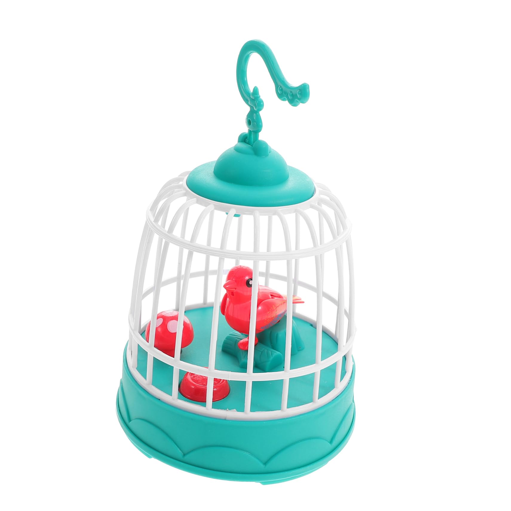 Milisten – Cage à Oiseaux Interactive – Oiseau Qui Chante Et Voltige – Réponse Vocale – Décoration Et Jeu