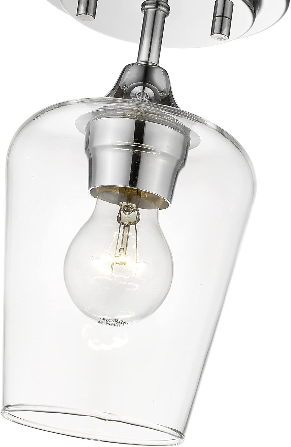 Z-Lite 1 Light Flush Mount 473F1-OBR, Olde Brass