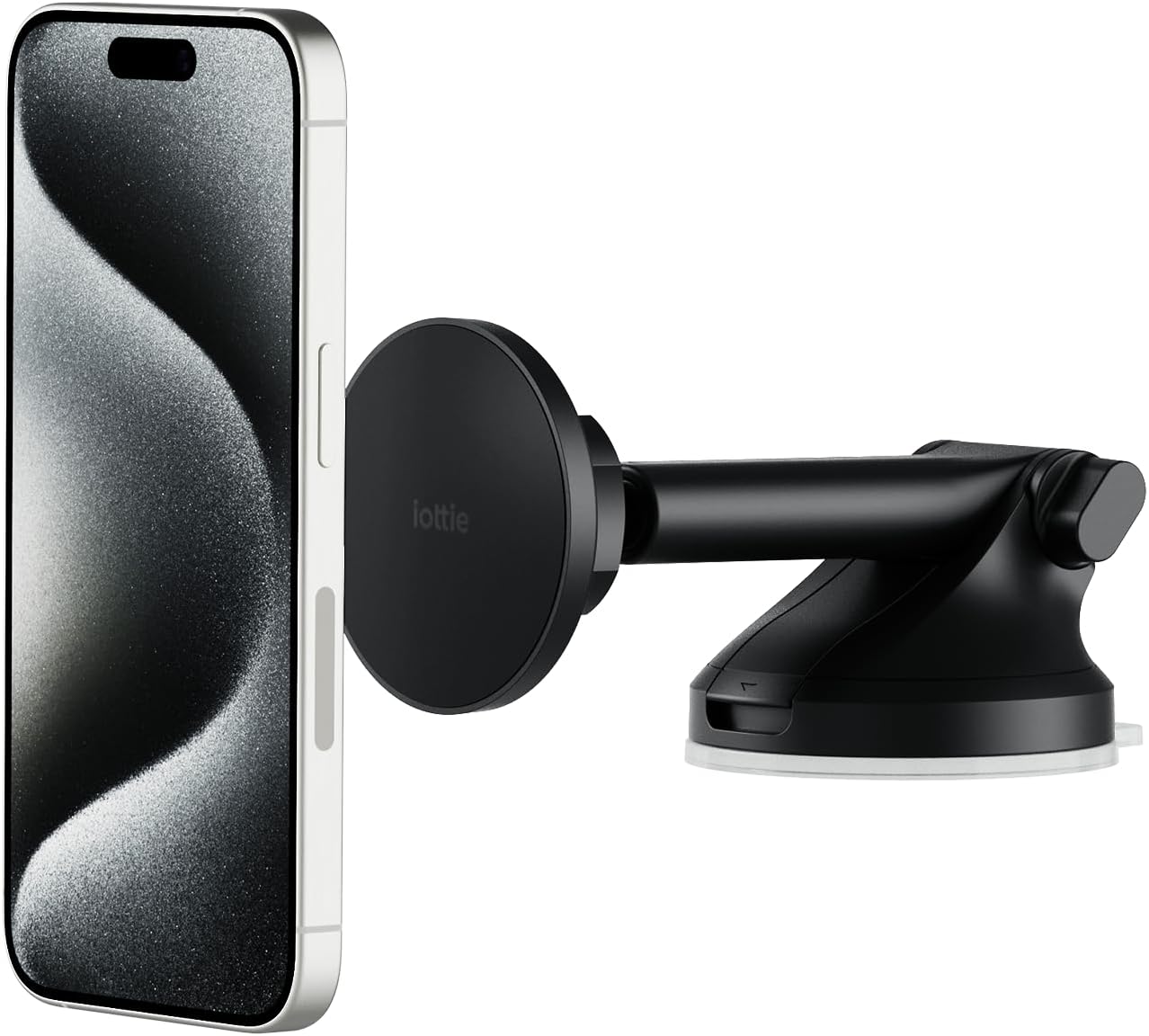 iTap 3 Magnetic Dash & Windshield Car Mount, Phone Holder with Suction Cup, Includes Magnetic Ring Adapter, Compatible with iPhone 12-17, Samsung Galaxy, Google Pixel, and MagSafe Phones