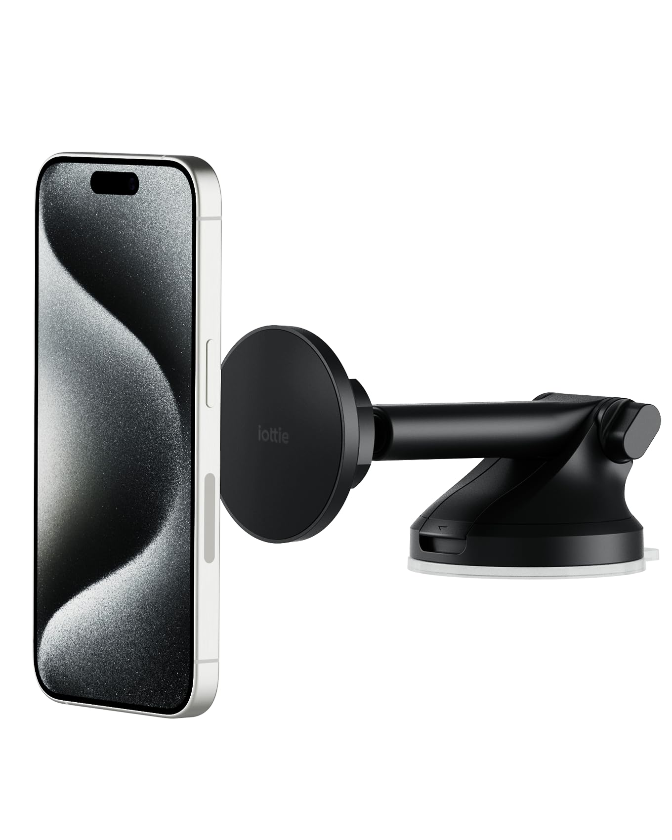 iOttie iTap 3 Magnetische Armaturenbrett- & Windschutzscheibenhalterung Auto Handyhalterung mit Magnetring-Adapter Kompatibel mit Qi2, MagSafe, iPhone und Android Smartphones