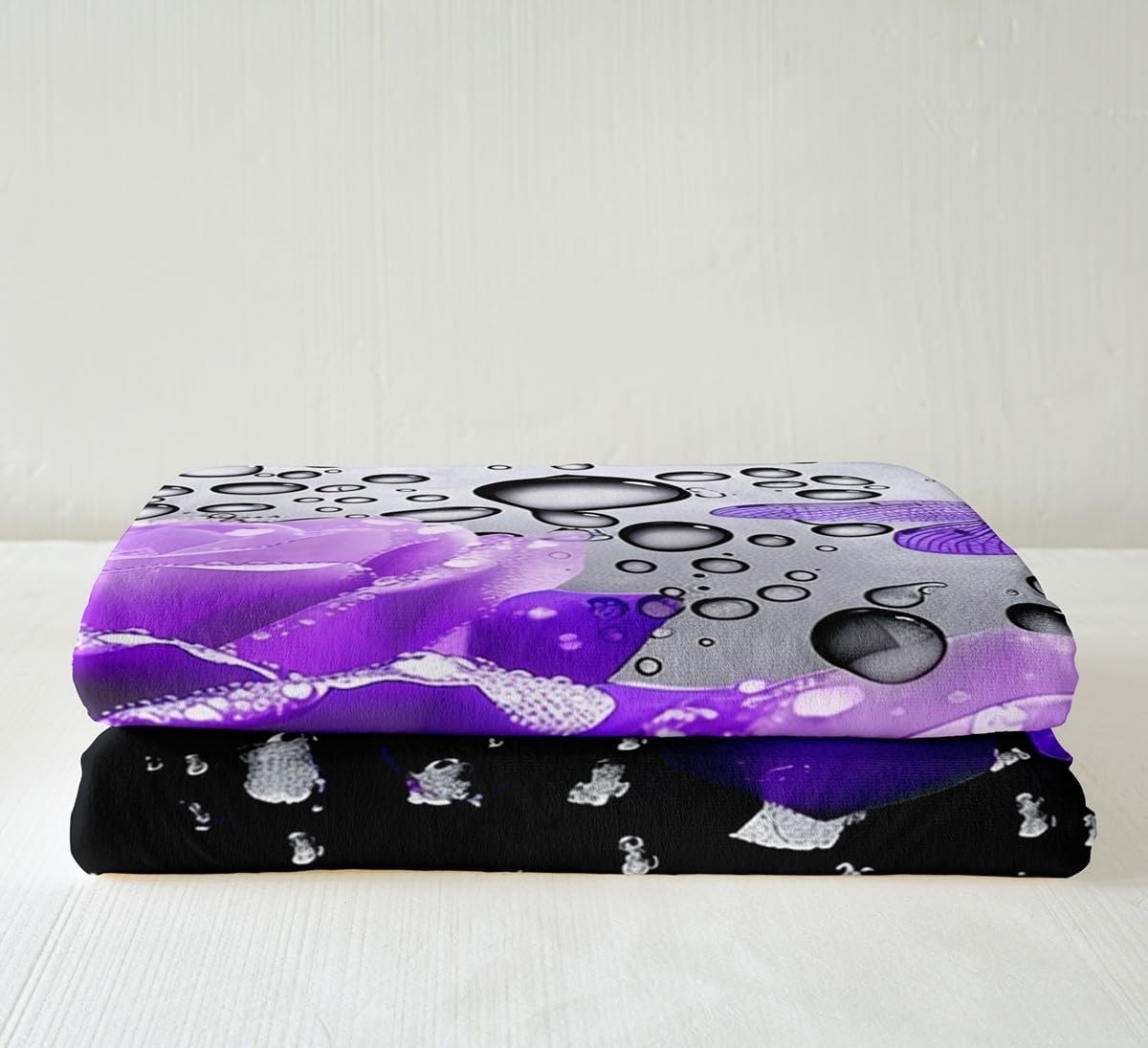 Dragonfly Throw Blanket Purple Rose Blanket Dragonfly Decor,Floral Rustic Flowers Fleece Blanket 90"x90" Dragon Fly Gifts for Mom,Aesthetic Animal Farmhouse Decor Dragonfly Gifts for Women