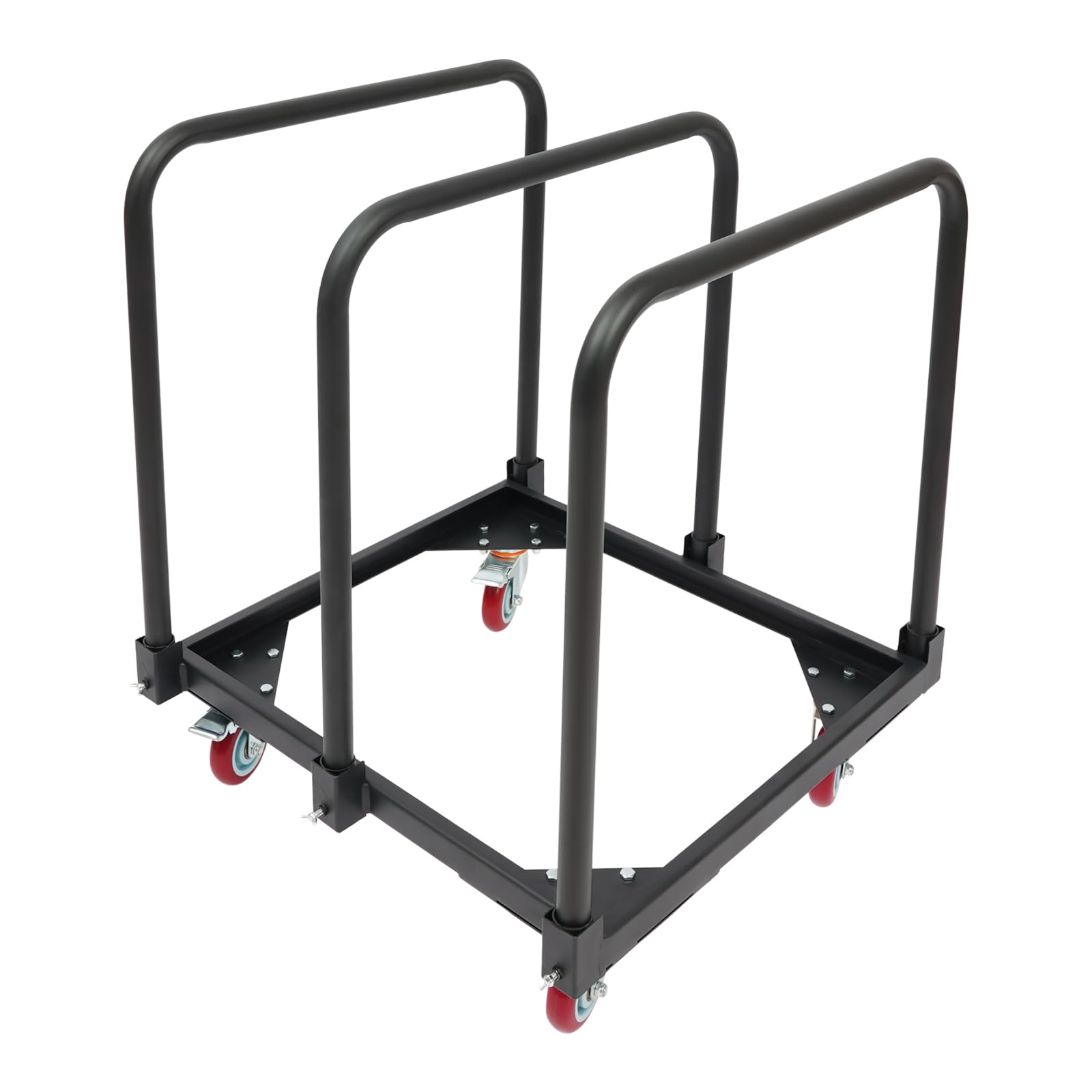 Carrello con piattaforma, carrello per il trasporto di piastre tubolari con ruote girevoli, ausilio per il trasporto di carichi pesanti, carrello da tavolo per eventi, per fabbriche, magazzini, garage