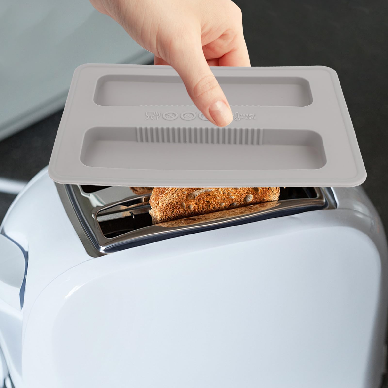 Toaster-Abdeckung Aus Spandex – Staubdicht, Waschbar, Für 2- Oder 4-Scheiben-Toaster