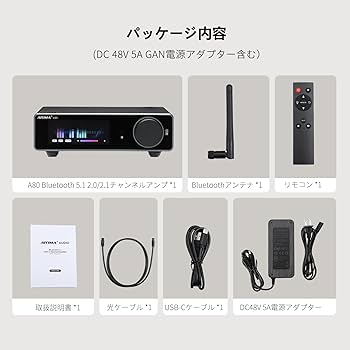 Amazon.co.jp: AIYIMA A80 【更新バージョン】 TPA3255デコードアンプ