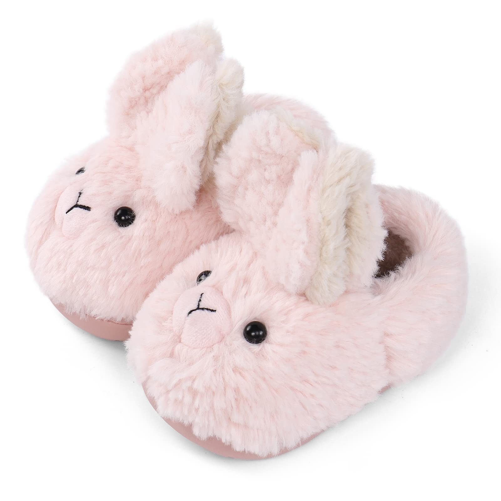 MASOCIO Zapatillas de Estar por Casa Niño Niña Invierno Pantuflas de Cálido Suave Algodón Antideslizante Talla 20-33 EU