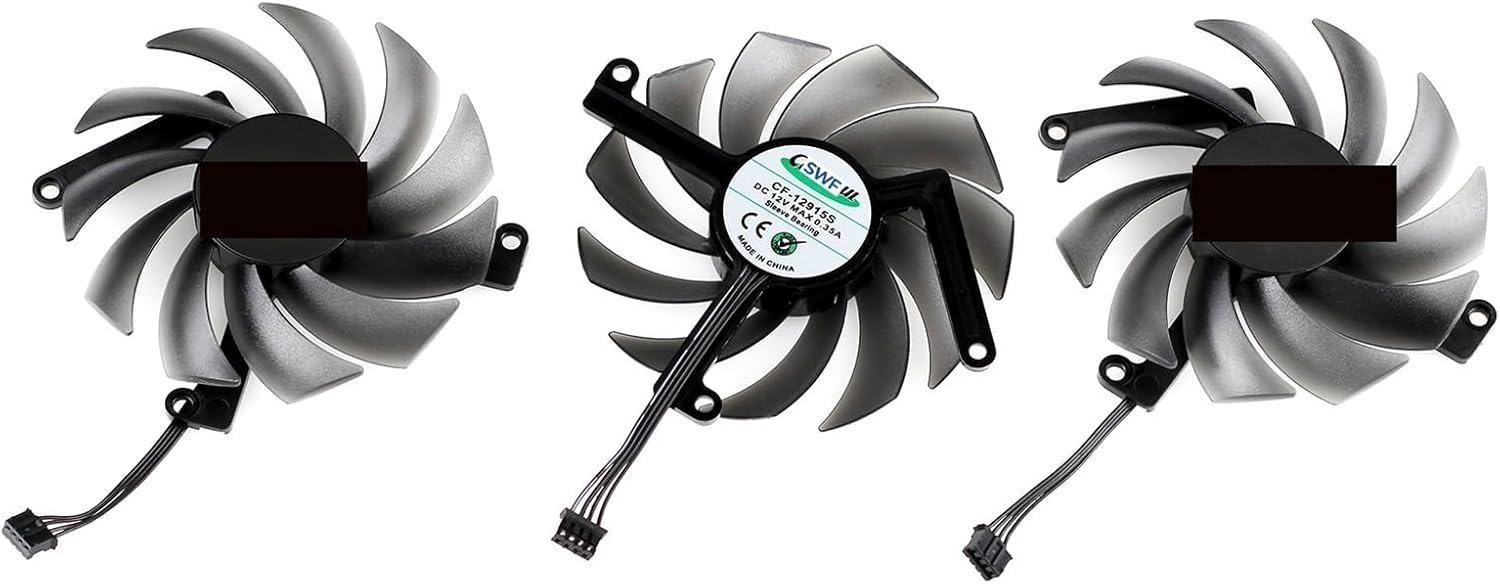 for CF-12915S RTX 3060 Cooling Fan for INNO3D for Geforce 3070 for Ti ICHILL X3 Graphics Card Cooler(Black A-Fan) - Image 2