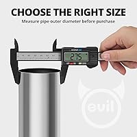 Vista 3 de EVIL ENERGY - Abrazadera para manguito de escape de acero inoxidable.