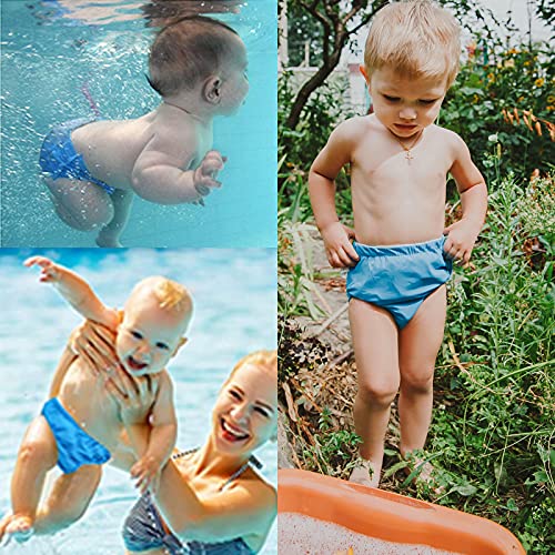 Iijnuhb 1Pack 2 Pack Baby Reusable Swim Diapers,Washable Pants For 0-3 Years Toddlers Boys Girls Swimming Lesson Shower Gifts (Navyblue 12-18 Months) #TOP1