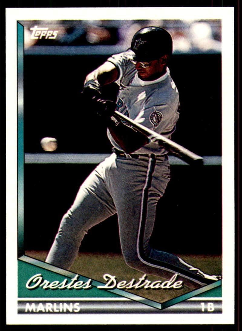 Baseball MLB 1994 Topps Spanish (Bilingual) 710 Orestes
