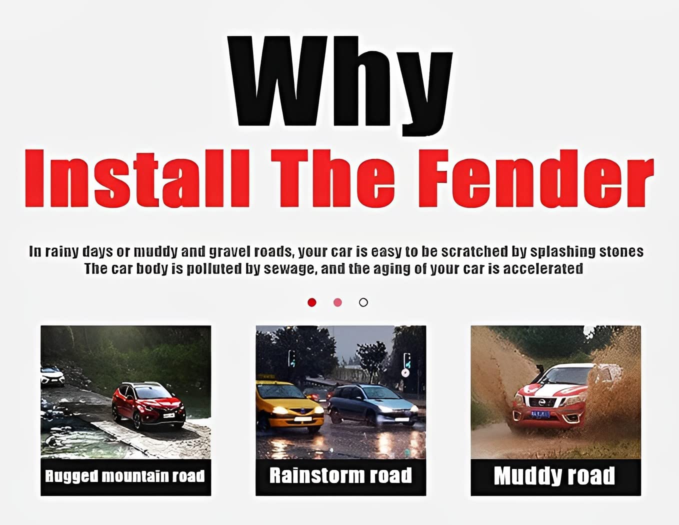 4 Pièces Bavettes Garde-Boue Anti-éclaboussures, Pour Citroen DS/DS 3