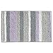 Produktbild iDesign 18918EU Stripz Mikrofaserteppich, 86 x 53 cm, lavendel / grau