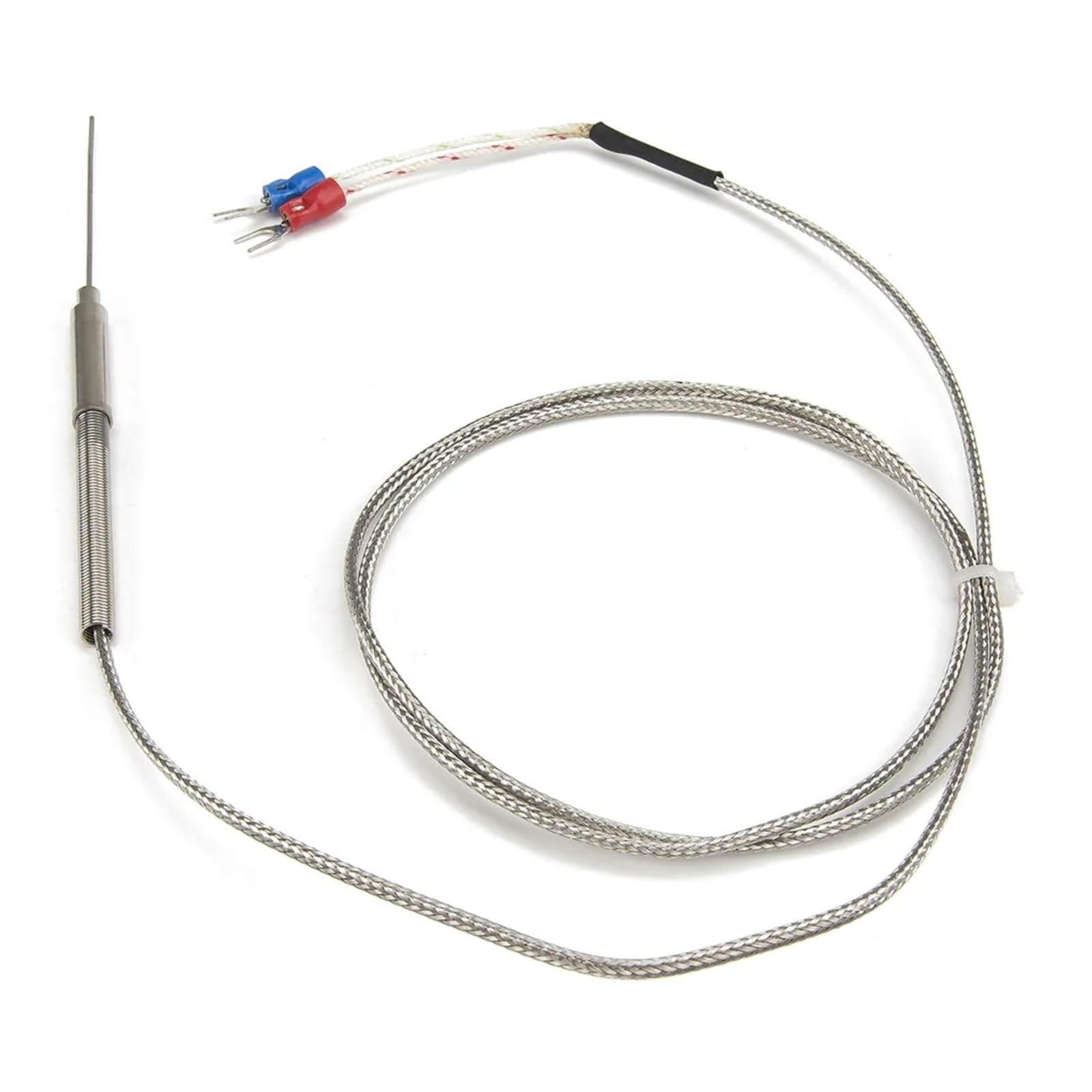 Czujnik temperatury KJT typ 1 m metalowy kabel ekranujący 50 mm elastyczna sonda termopara płaszczowo-czujnik temperatury (T 1 mm średnicy)