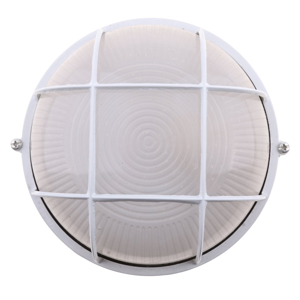 ATORSE® Vapor-Proof Sauna/Steam Room Light/Lamp with Metal Guard Accessory Round