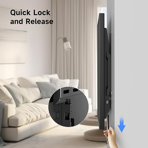 Miniatura 6 de suptek Soporte de pared para televisores de pantalla plana de 37 a 86 pulgadas, montaje fijo de perfil bajo para hasta 176 libras y VESA