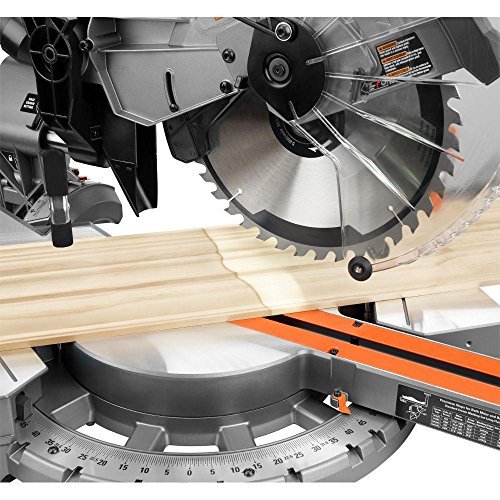 Ridgid R4221 12" Dual Bevel Sliding Miter Saw with 70° Miter Capacity