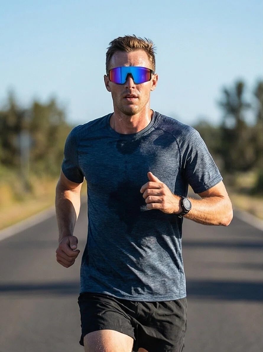 Outdoor Cycling Glasses Sports Eyewear for Day and Night Riding Hiking Running Daily Wear