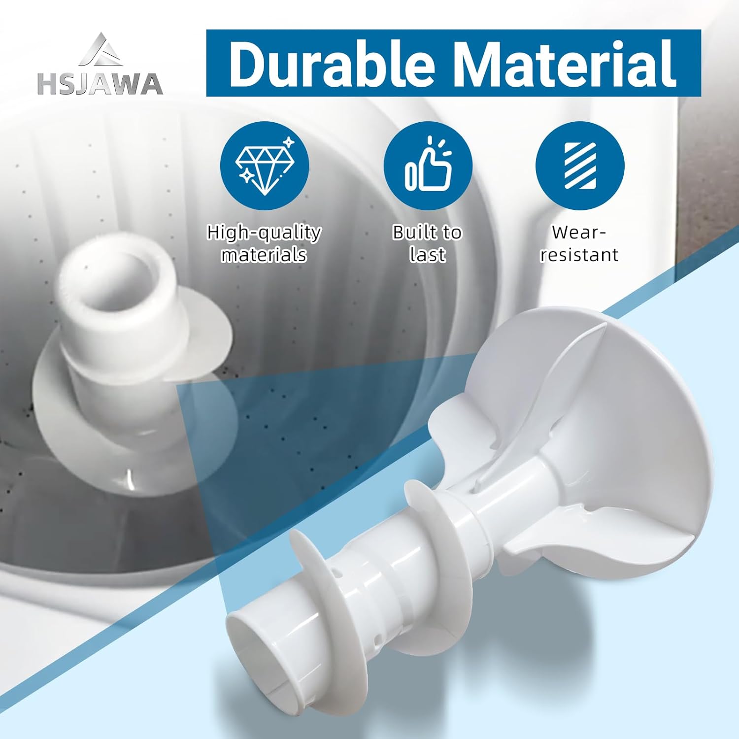 WH43X10034 Agitator Assembly WH43X0138 Washer Agitator Assembly Fits for GE Hotpoint Replaces WH43X0142 WH43X10008 WH43X138 WH43X142 WH43X25442 1256897 AP3965155 PS1482519 EAP1482519