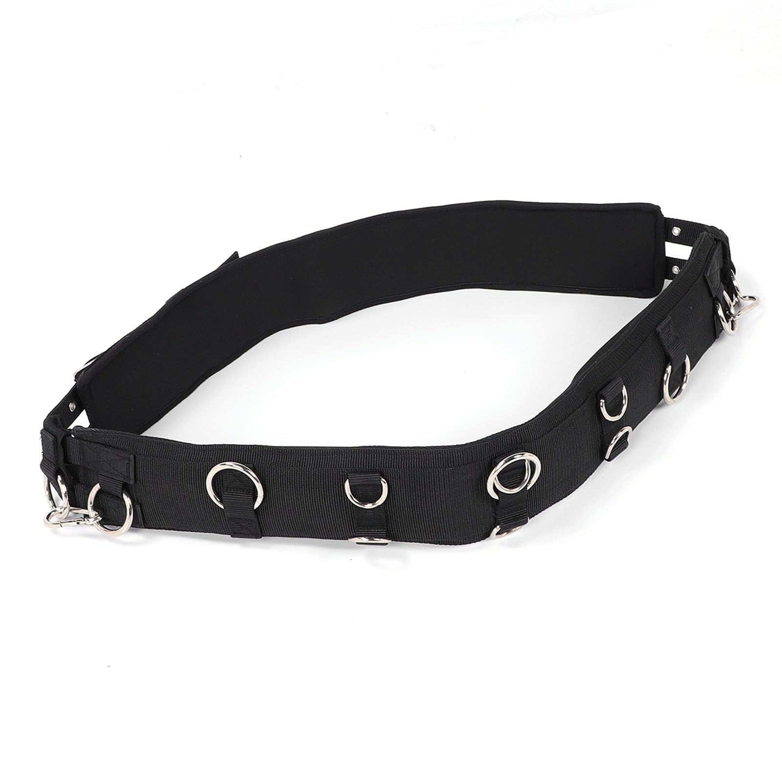 Horse Training Surcingle, Professional Adjustable Lunging Surcingle for Horse Conditioning, Breathable PP And SBR Material with Zinc Alloy Buckles for Equestrian Training