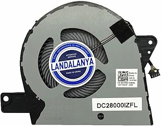 Landalanya Replacement New Laptop CPU Cooling Fan for DELL Latitude 5580 E5580 Series 0C5F86 eg50060s1-c330-s9a dc28000IZFL DFS541105FC0T FJ68 DC5V 0.5A Fan