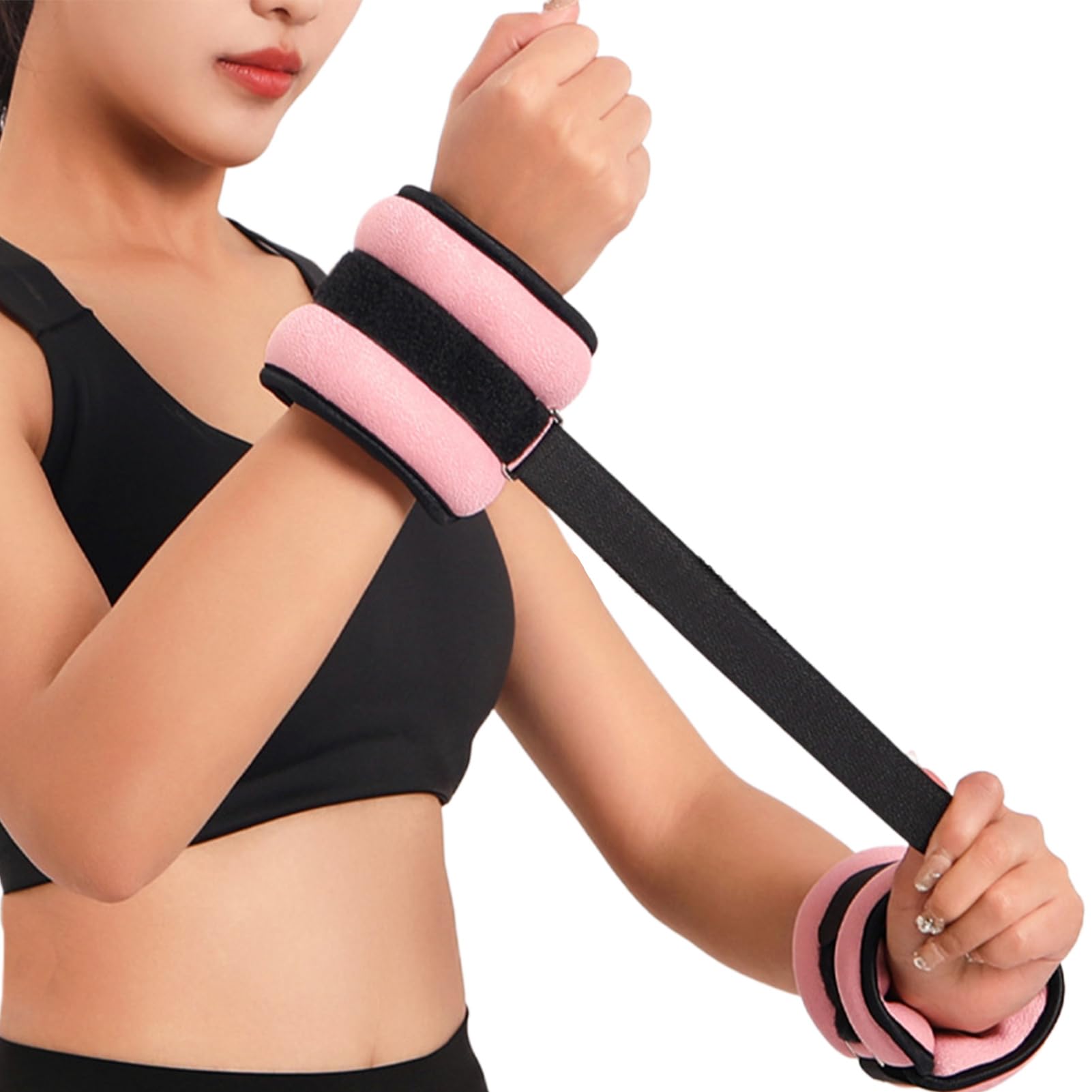 Peso Para Puños Para Mujeres - Equipo De Fitness Ajustable,Peso Para Musculación,Para Mujeres Y Hombres Gimnasio Atletas Caminar Carreras Correr Ejercicio Aeróbico Pilates