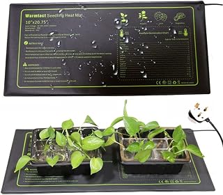 Vattentät värmematta för fröplantor Groning växa varm Startvärmedyna Slitstark växtvärmematta för frö och förrätt (Storlek: 10 * 20,7 tum)
